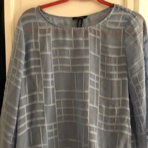 Alfani light blue blouse